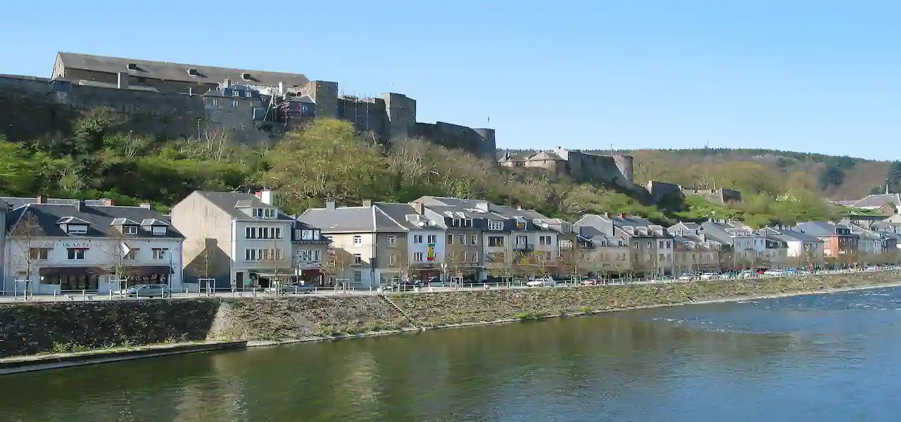 The Castle of Bouillon seen from the Semois