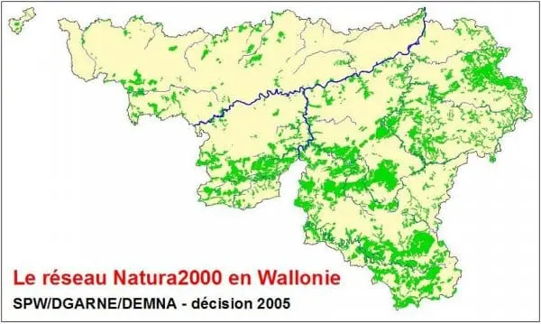 Zone Spéciale de Conservation Natura 2000 – prairies humides et landes wallonnes
